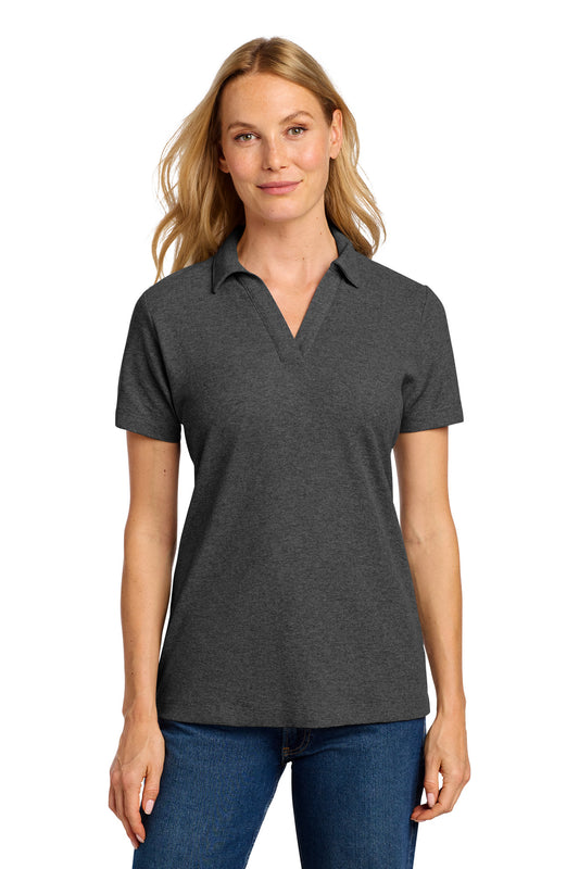 Port Authority Women's C-FREE Cotton Blend Pique Polo LK867 - EMBROIDERED