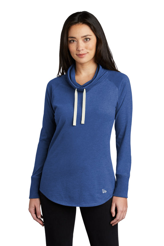 New Era Women's Sueded Cotton Blend Cowl Tee LNEA123 - EMBROIDERED