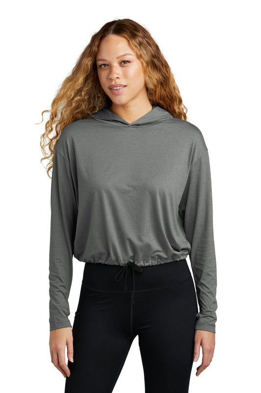 New Era Women's Power Long Sleeve Hoodie LNEA229 - EMBROIDERED