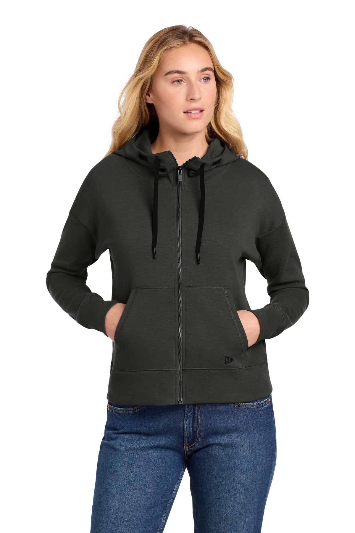 New Era Women's STS Full-Zip Hoodie LNEA540 - EMBROIDERED