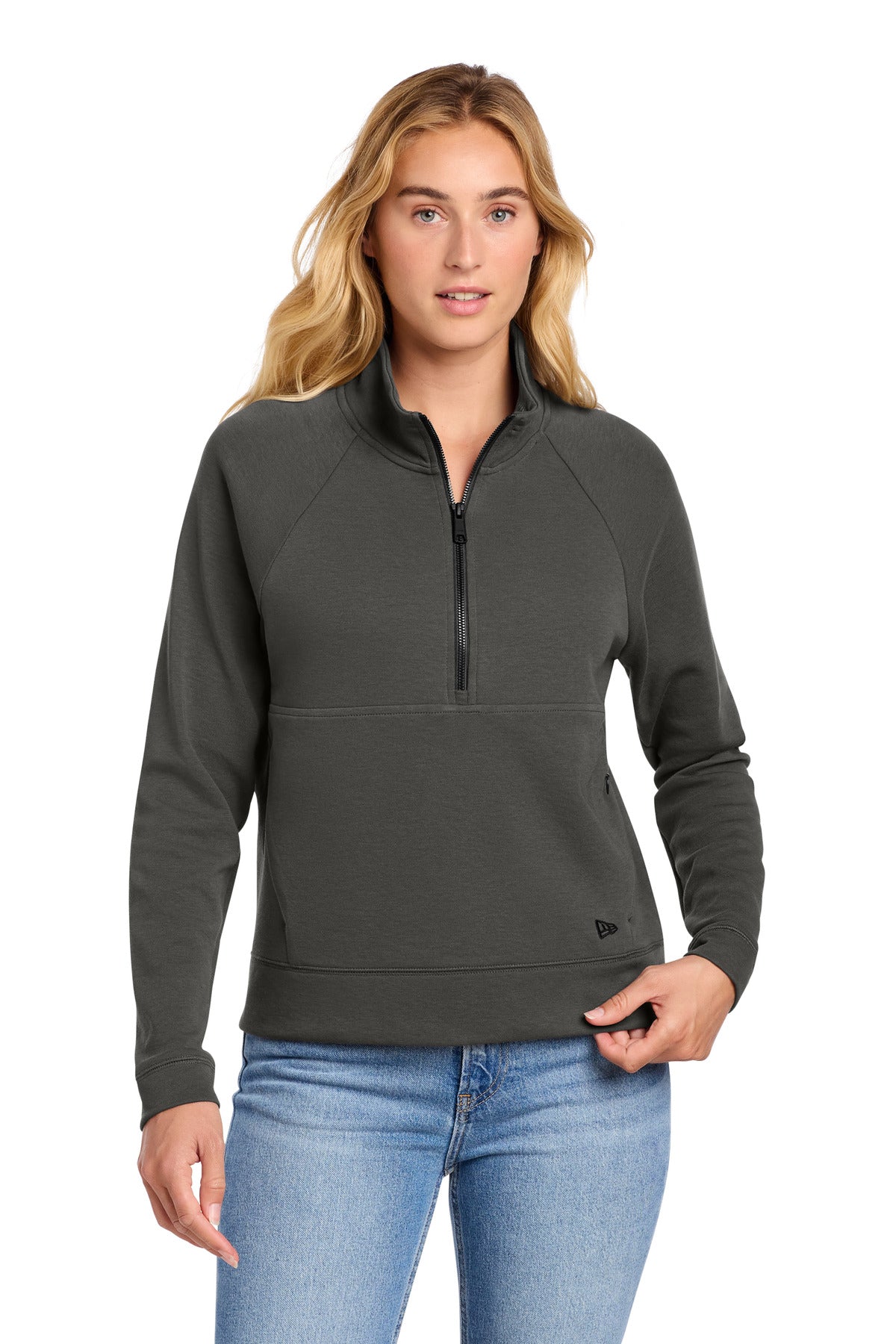New Era Women's STS 1/2-Zip LNEA541 - EMBROIDERED