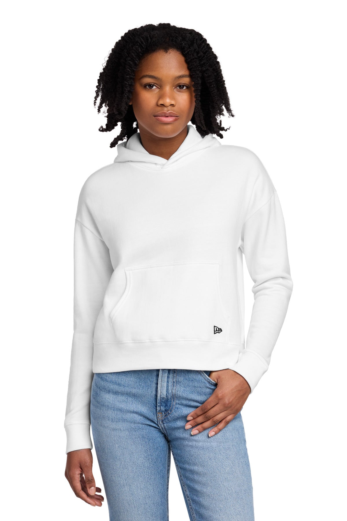 New Era Women's Comeback Fleece Pullover Hoodie LNEA550 - EMBROIDERED