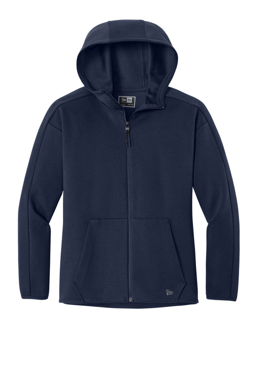 New Era Women's Double Back Full-Zip Hoodie LNEA566 - EMBROIDERED