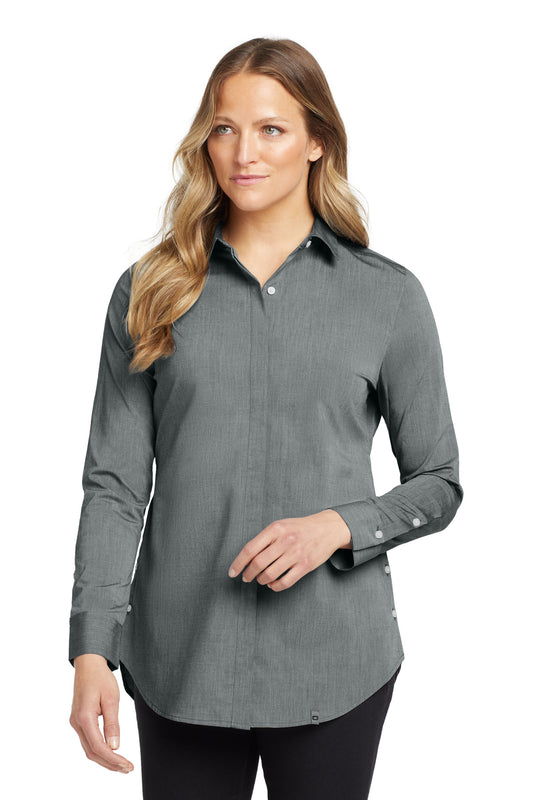 OGIO Women's Commuter Woven Tunic. LOG1002 - EMBROIDERED