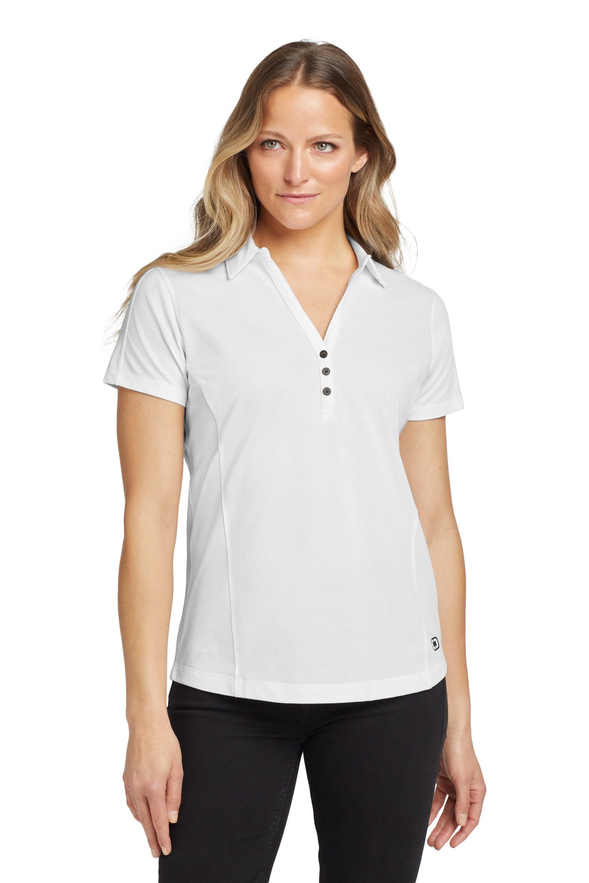 OGIO Women's Onyx Polo. LOG126 - EMBROIDERED