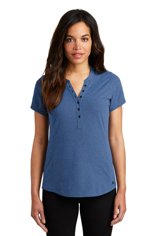 OGIO Women's Tread Henley. LOG136 - EMBROIDERED