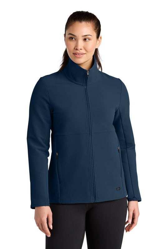 OGIO Women's Kinetic Soft Shell LOG740 - EMBROIDERED