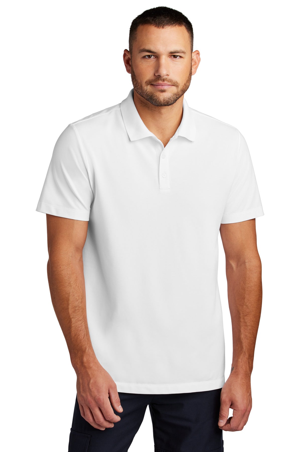 Mercer+Mettle Stretch Pique Polo MM1004 - EMBROIDERED