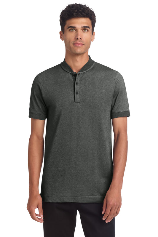 Mercer+Mettle Stretch Pique Henley MM1008 - EMBROIDERED