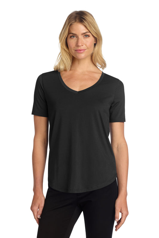 Mercer+Mettle Women's Stretch Jersey Relaxed Scoop MM1017 - EMBROIDERED