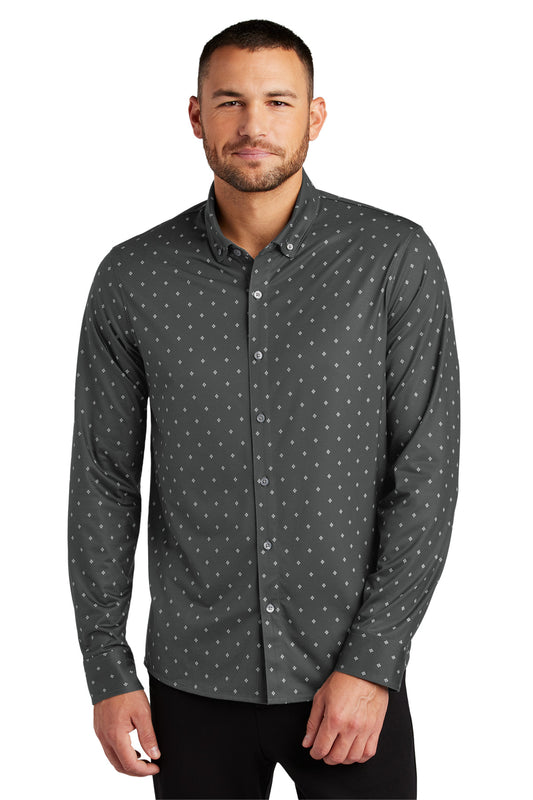 Mercer+Mettle Stretch Jersey Long Sleeve Shirt MM1018 - EMBROIDERED