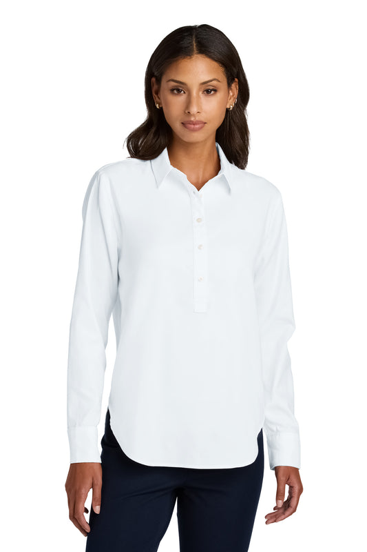 Mercer+Mettle Women's Long Sleeve Modern Oxford Shirt MM2003 - EMBROIDERED