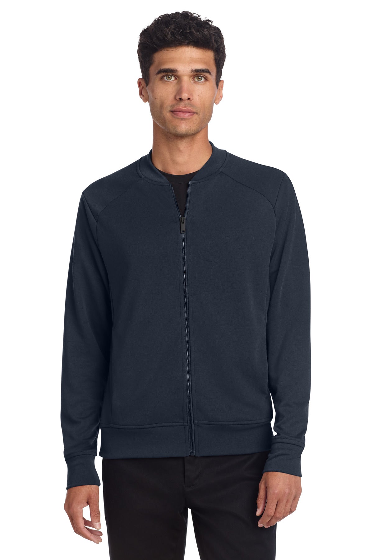 Mercer+Mettle Double-Knit Bomber MM3000 - EMBROIDERED