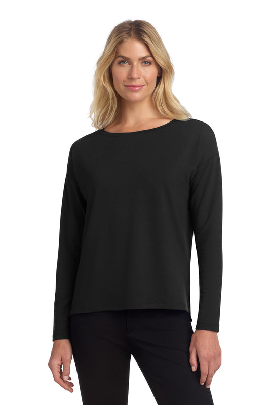 Mercer+Mettle Women's Stretch Drop Shoulder Pullover MM3013 - EMBROIDERED