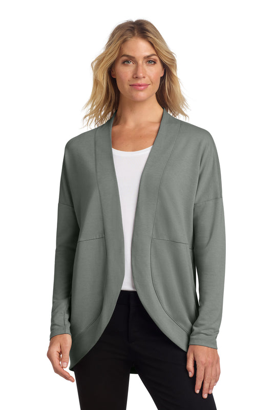 Mercer+Mettle Women's Stretch Open-Front Cardigan MM3015 - EMBROIDERED
