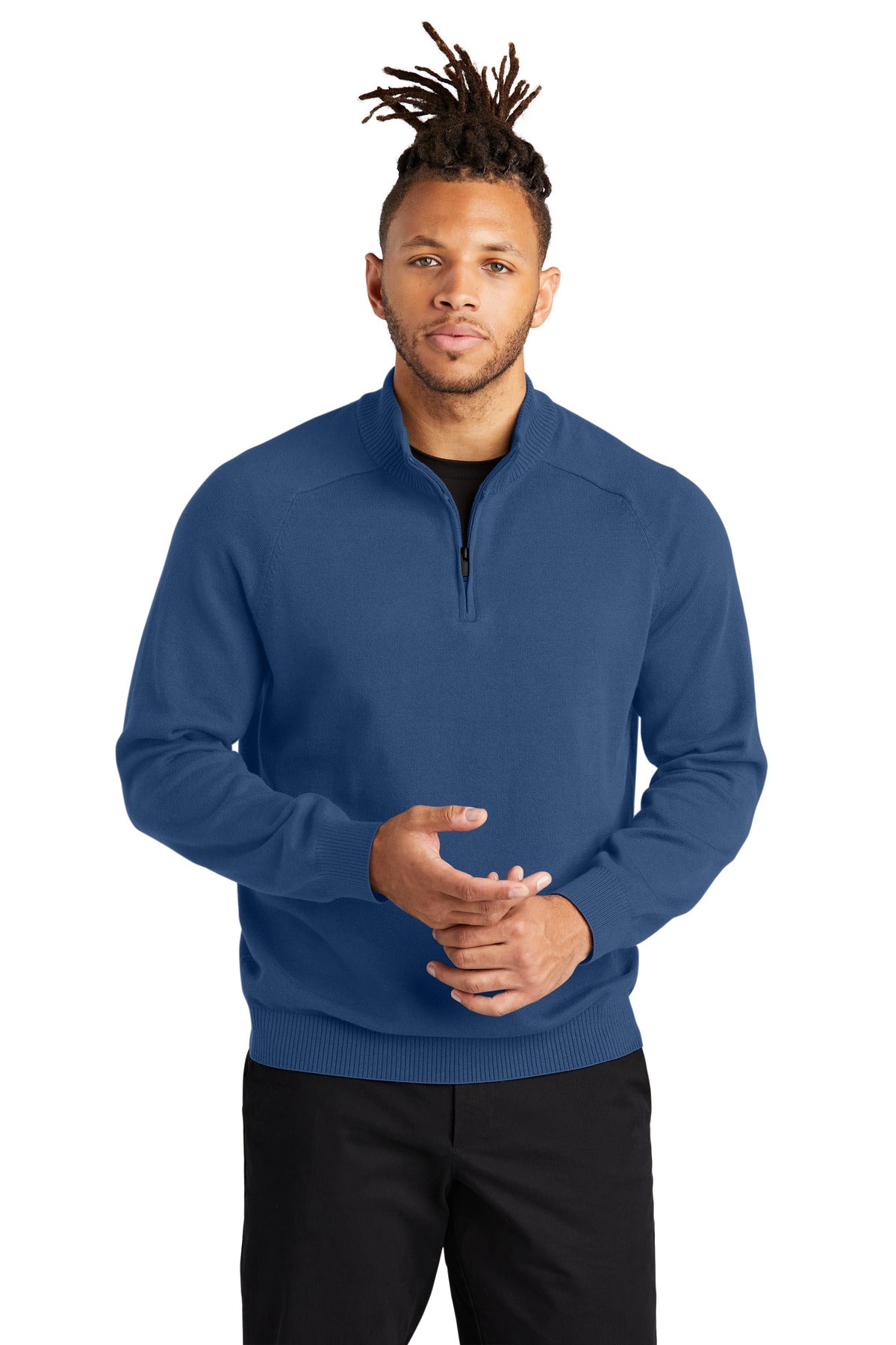 Mercer+Mettle 1/4-Zip Sweater MM3020 - EMBROIDERED