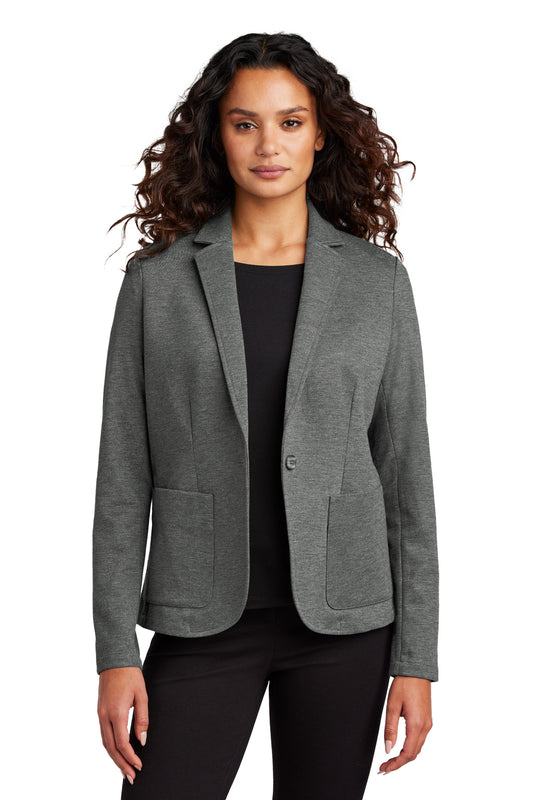 Mercer+Mettle Women's Relaxed Knit Blazer MM3031 - EMBROIDERED