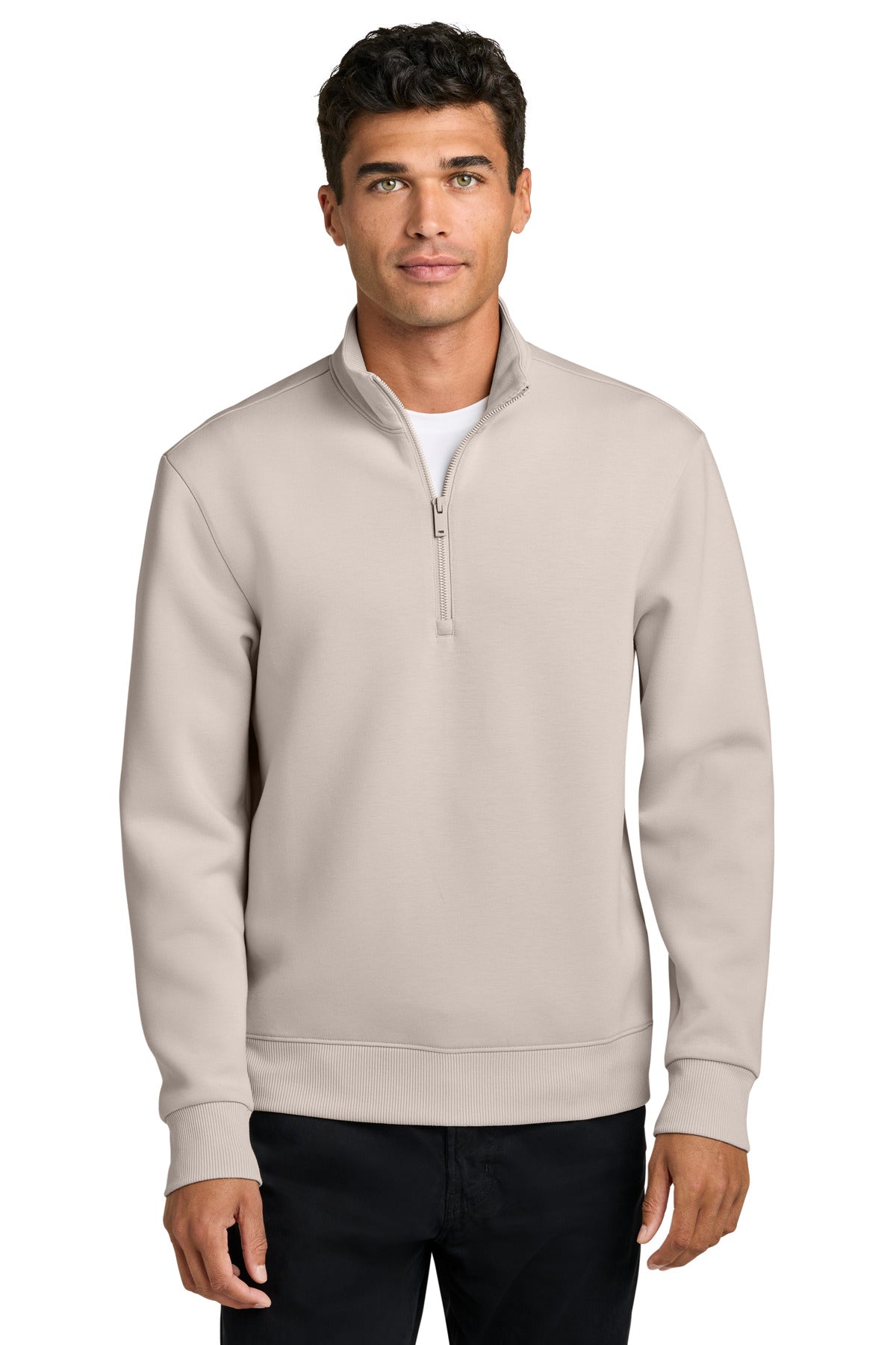Mercer+Mettle Soft Spacer 1/4-Zip MM3100 - EMBROIDERED
