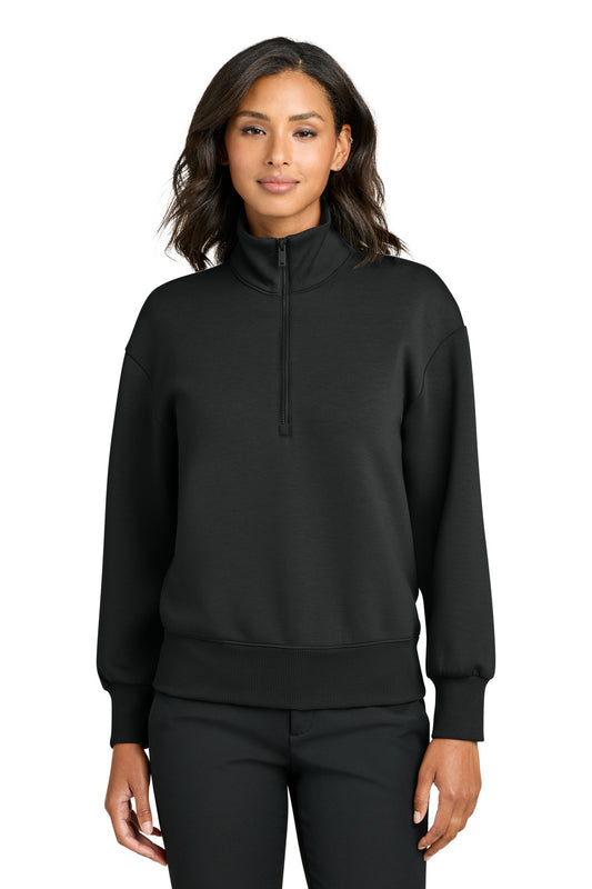 Mercer+Mettle Women's Soft Spacer 1/4-Zip MM3101 - EMBROIDERED