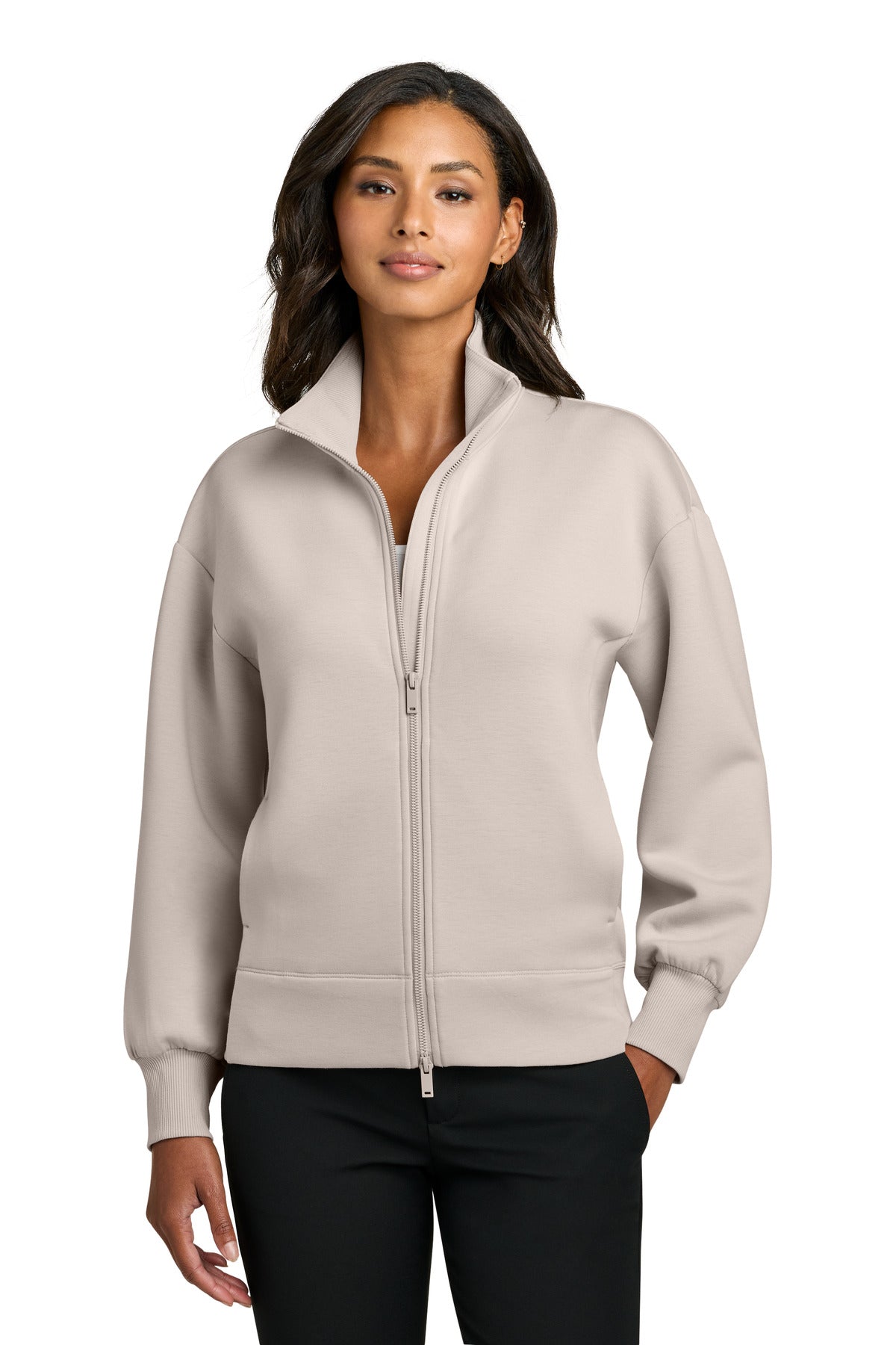 Mercer+Mettle Women's Soft Spacer Full-Zip MM3103 - EMBROIDERED
