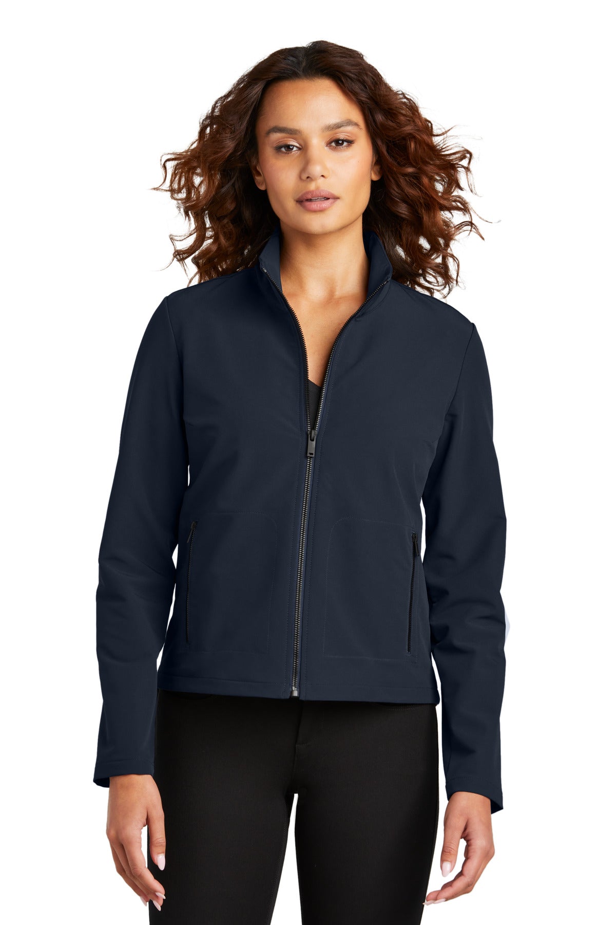 Mercer+Mettle Women's Stretch Soft Shell Jacket MM7103 - EMBROIDERED