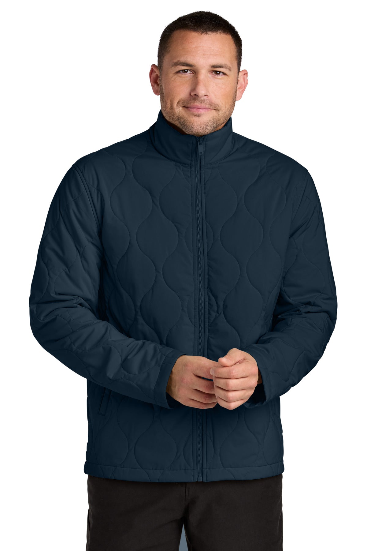Mercer+Mettle Quilted Liner Jacket MM7202 - EMBROIDERED