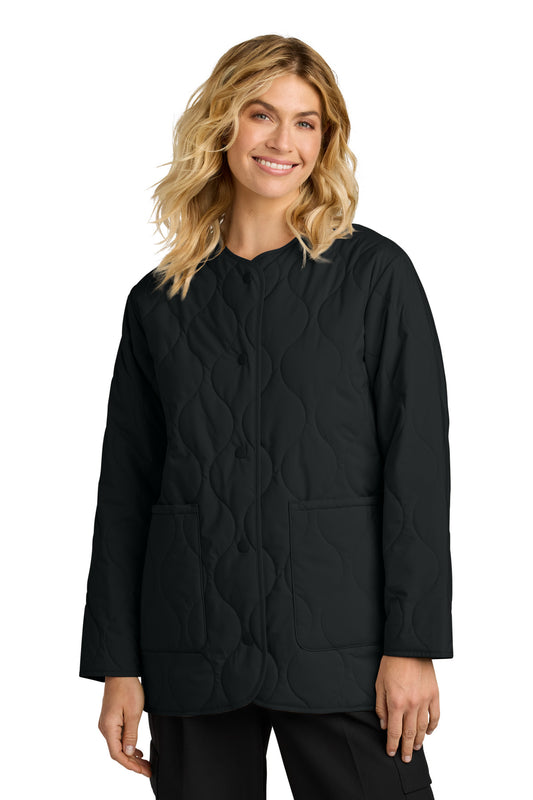 Mercer+Mettle Women's Quilted Liner Jacket MM7203 - EMBROIDERED