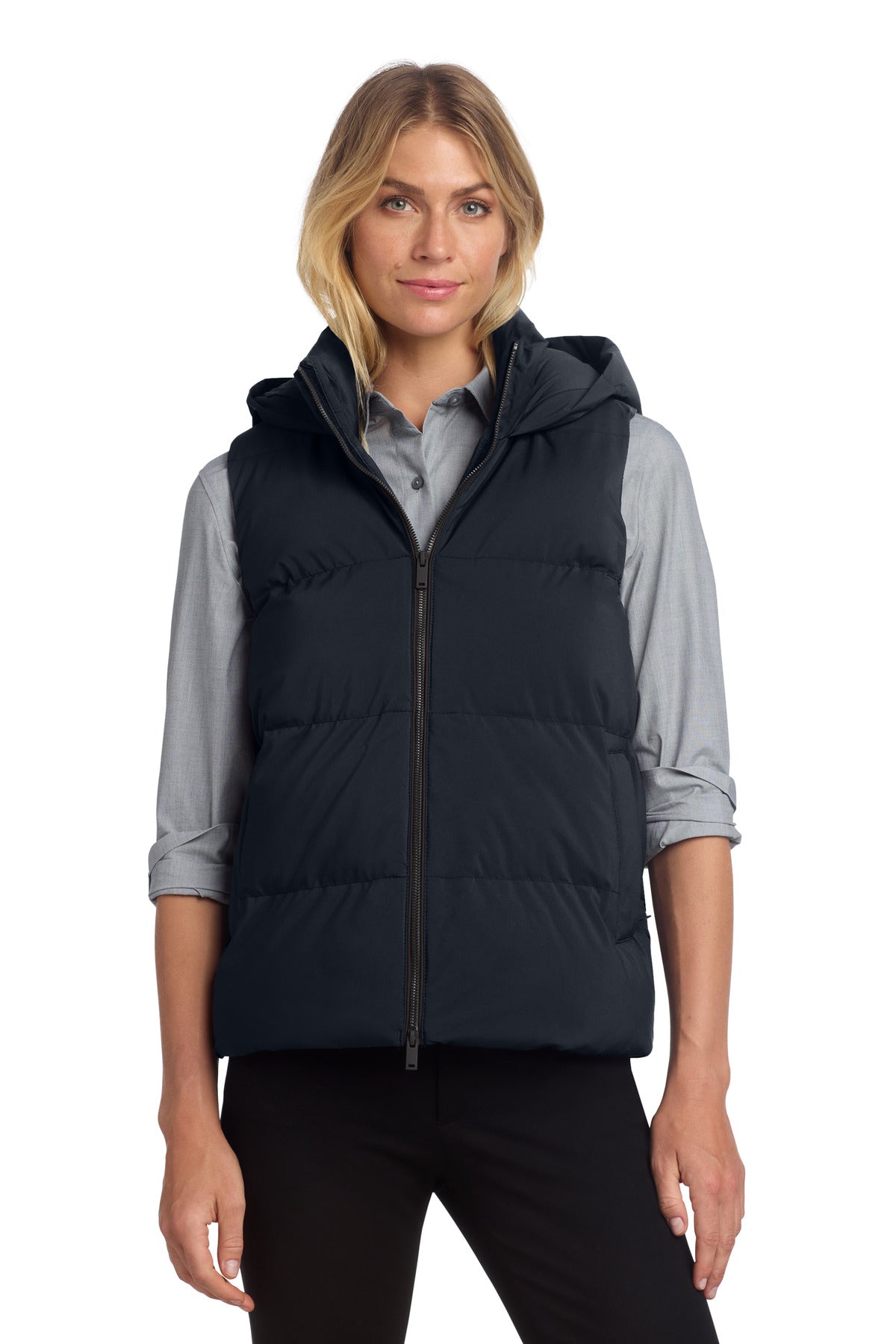 Mercer+Mettle Women's Puffy Vest MM7217 - EMBROIDERED
