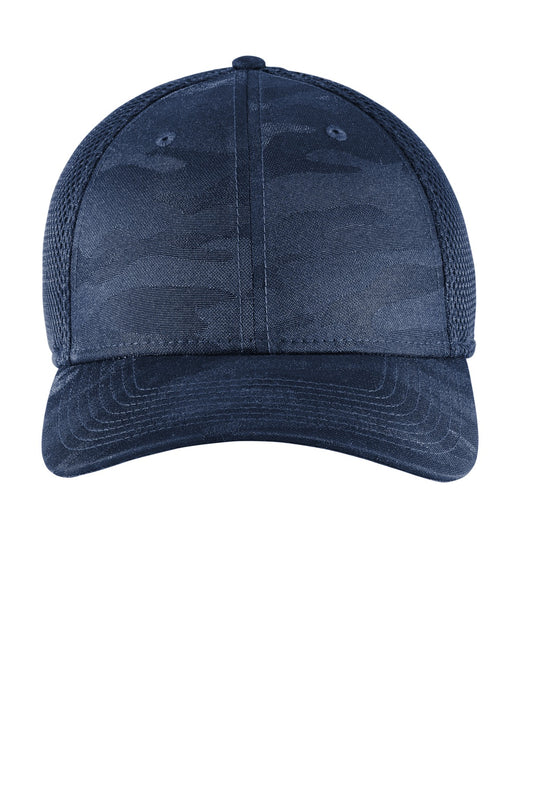 New Era Tonal Camo Stretch Tech Mesh Cap NE1091 - EMBROIDERED