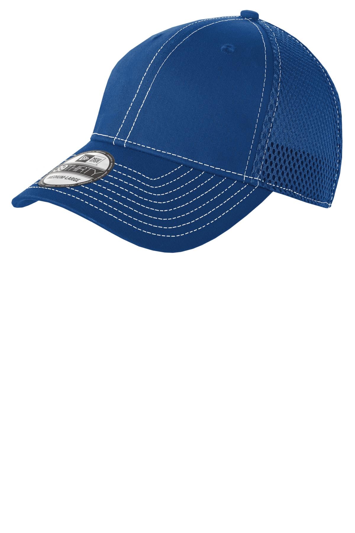 New Era - Stretch Mesh Contrast Stitch Cap. NE1120 - EMBROIDERED