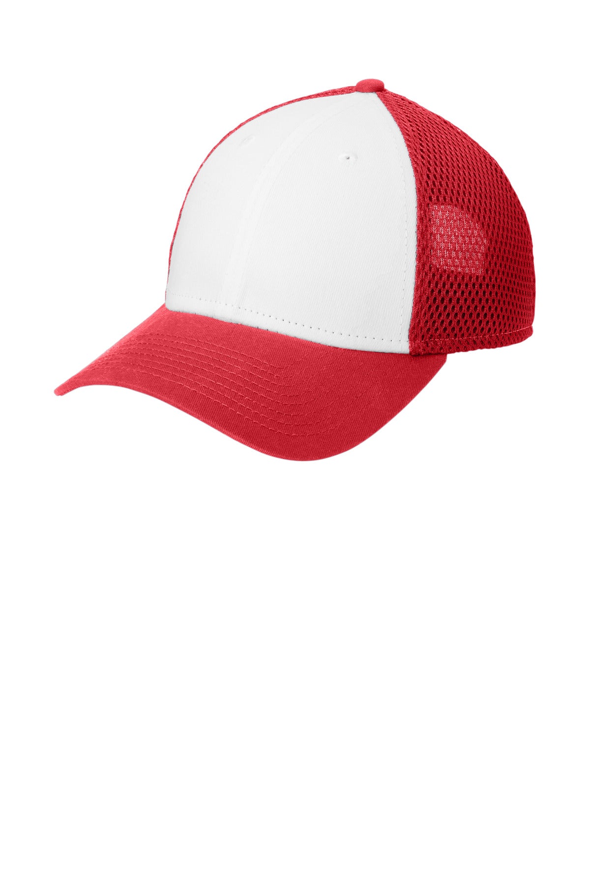 New Era Snapback Contrast Front Mesh Cap. NE204 - EMBROIDERED