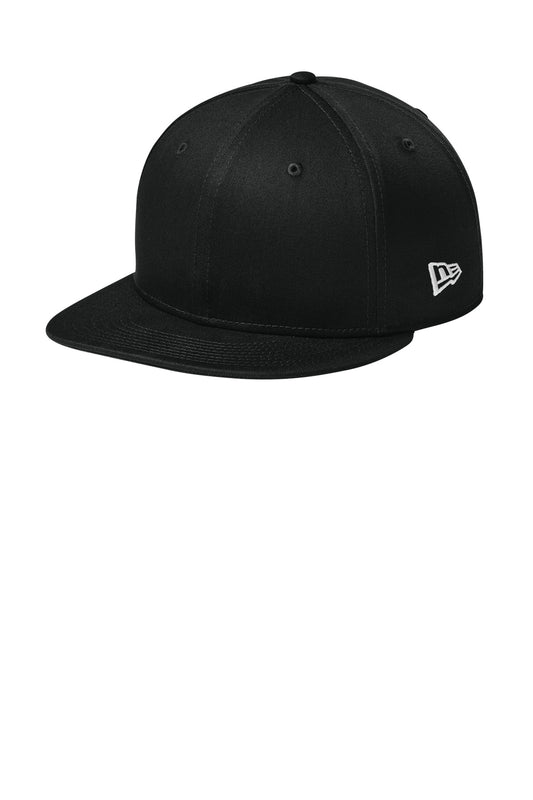 New Era - Flat Bill Snapback Cap. NE400 - EMBROIDERED