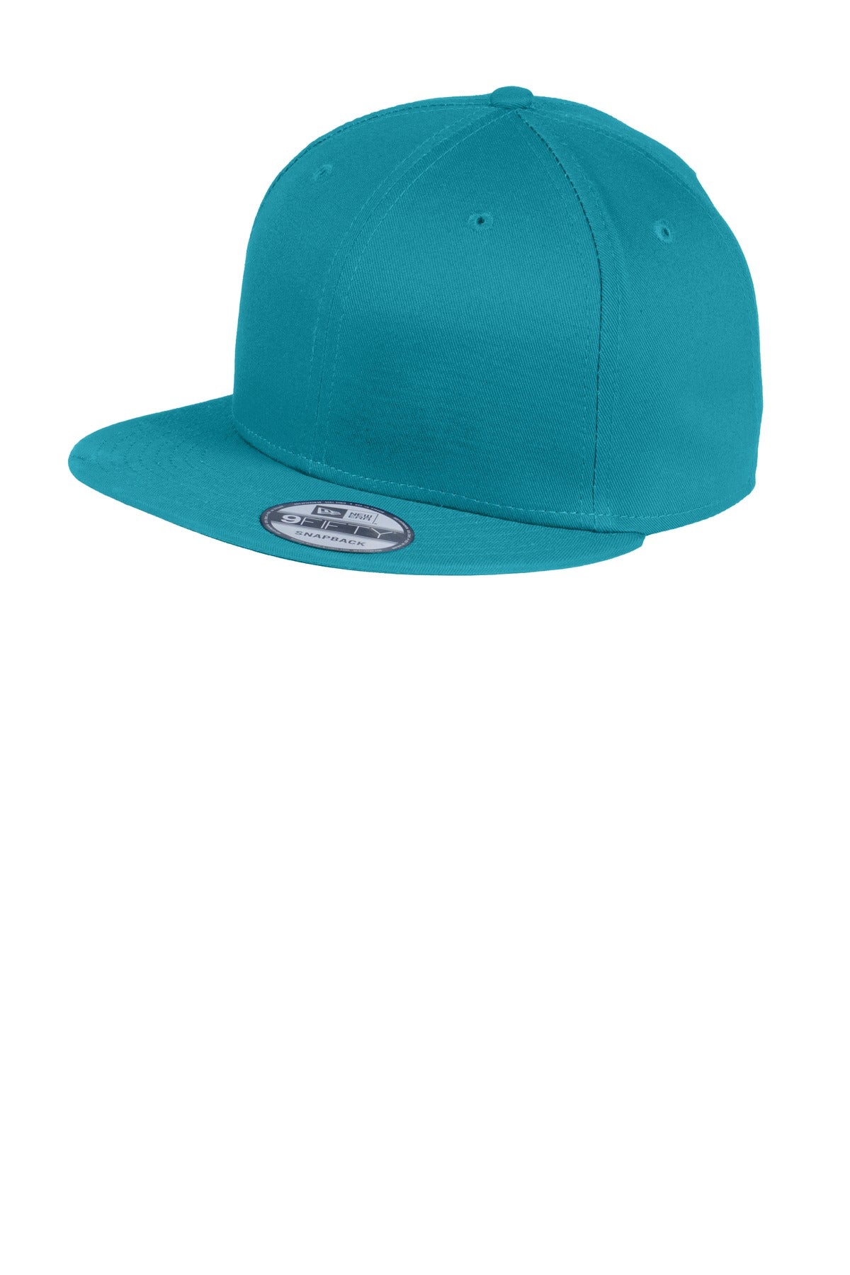 New Era - Flat Bill Snapback Cap. NE400 - EMBROIDERED