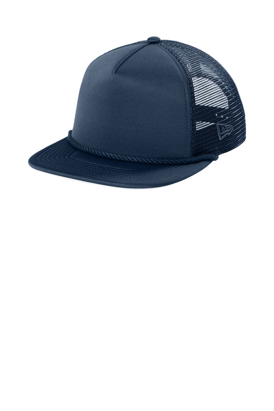 New Era Foam Rope Trucker Cap NE410 - EMBROIDERED