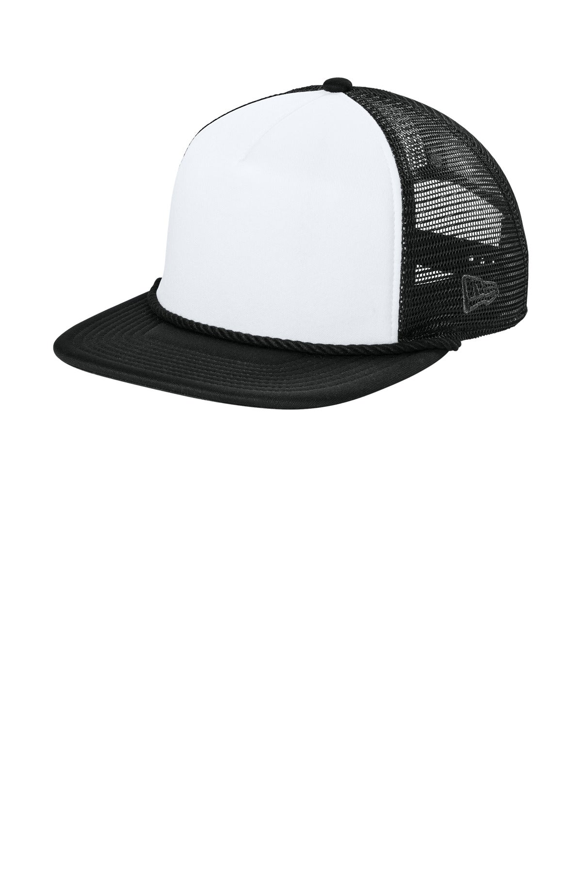 New Era Foam Rope Trucker Cap NE410 - EMBROIDERED