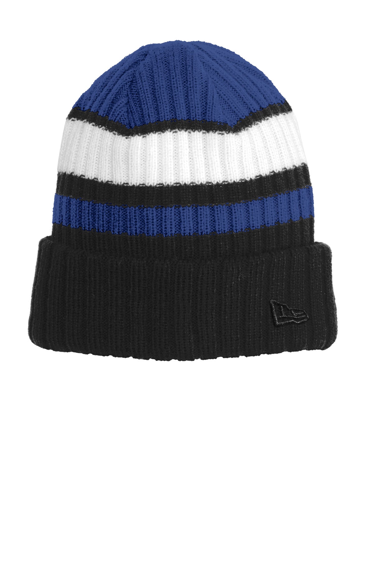 New Era Ribbed Tailgate Beanie. NE903 - EMBROIDERED