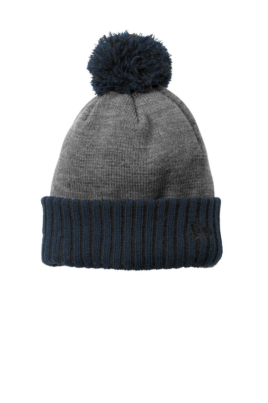 New Era Colorblock Cuffed Beanie. NE904 - EMBROIDERED