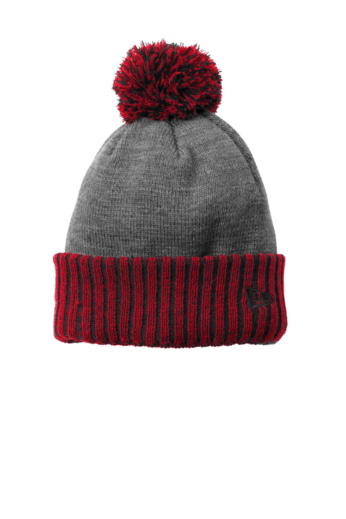 New Era Colorblock Cuffed Beanie. NE904 - EMBROIDERED