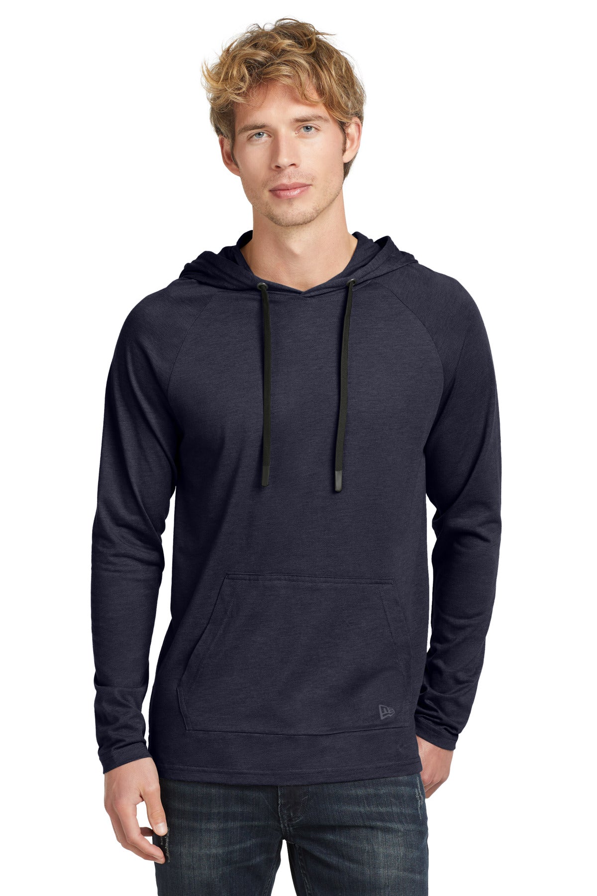 New Era Tri-Blend Hoodie. NEA137 - EMBROIDERED