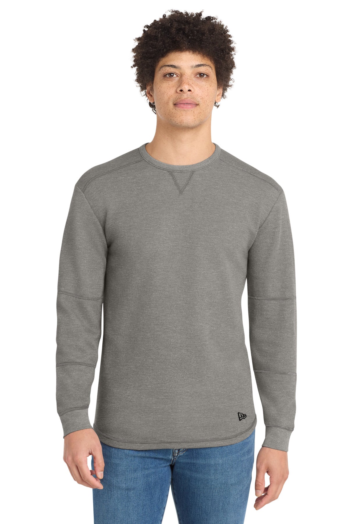 New Era Thermal Long Sleeve NEA140 - EMBROIDERED