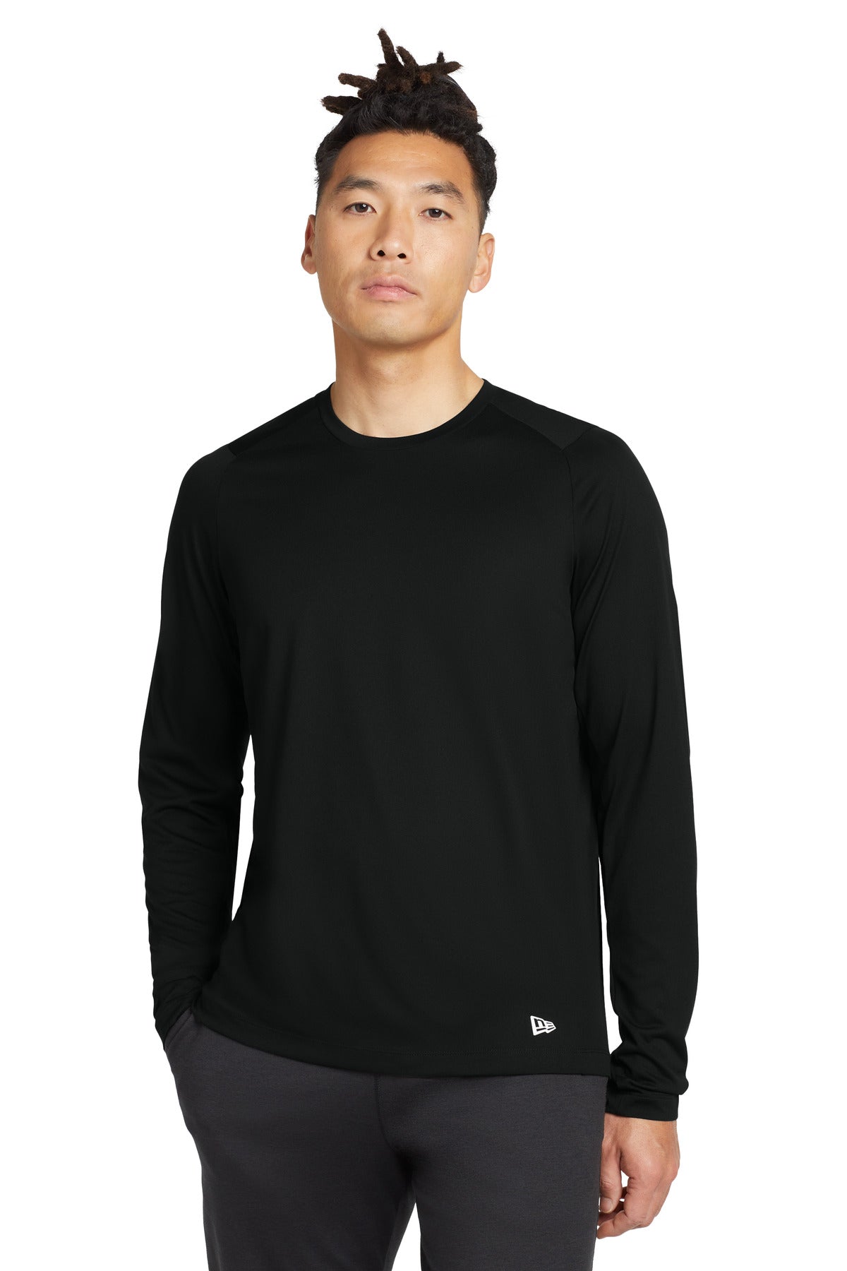 New Era Series Performance Long Sleeve Crew Tee. NEA201