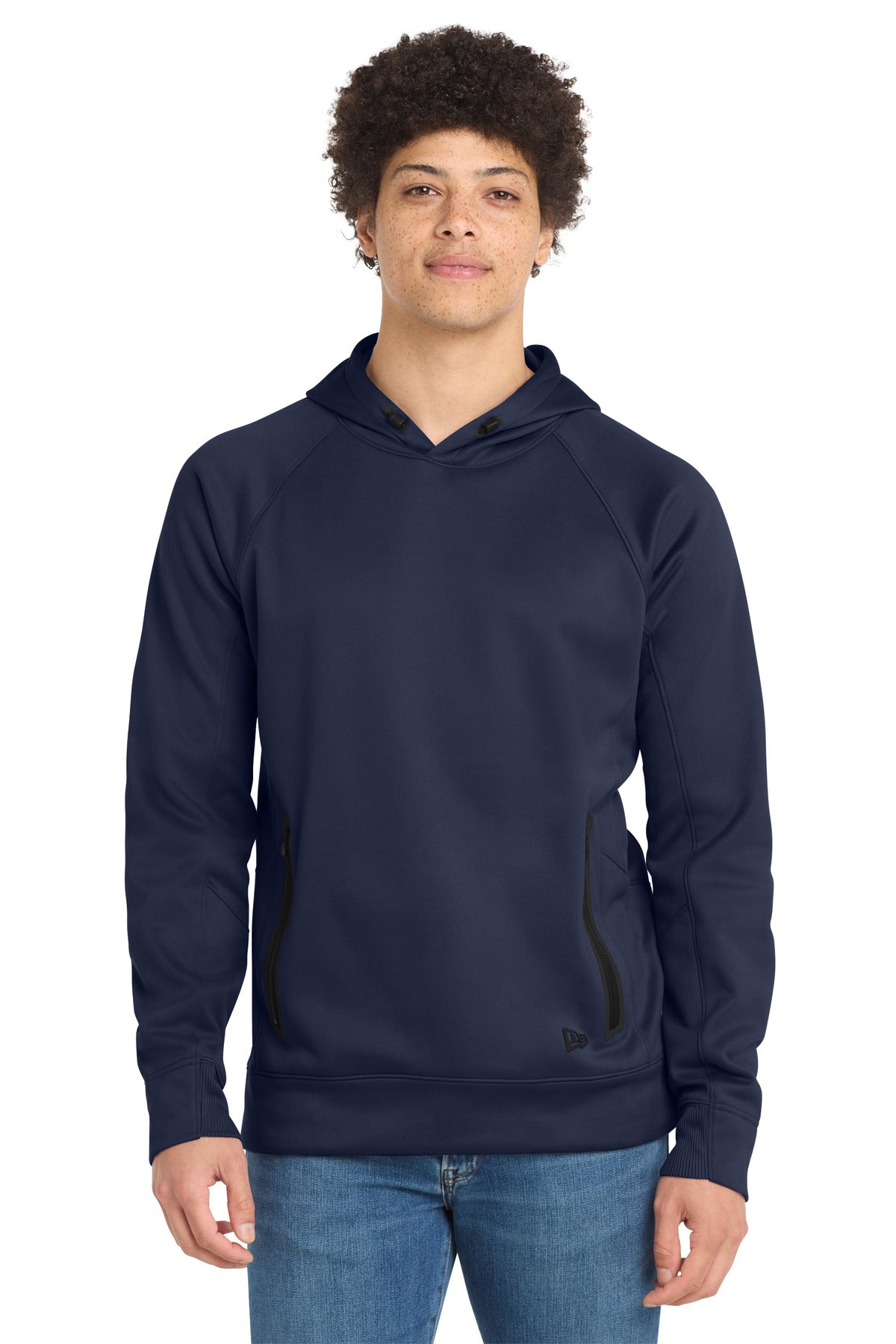 New Era Venue Fleece Pullover Hoodie. NEA520 - EMBROIDERED