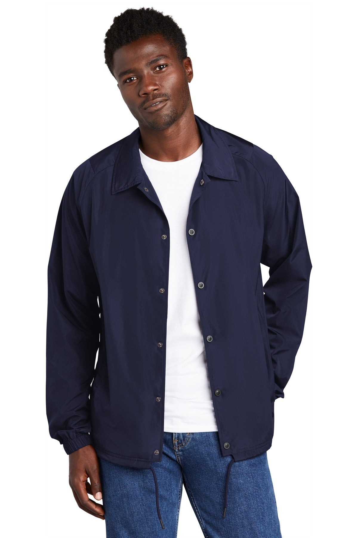 New Era Coaches Jacket NEA601 - EMBROIDERED