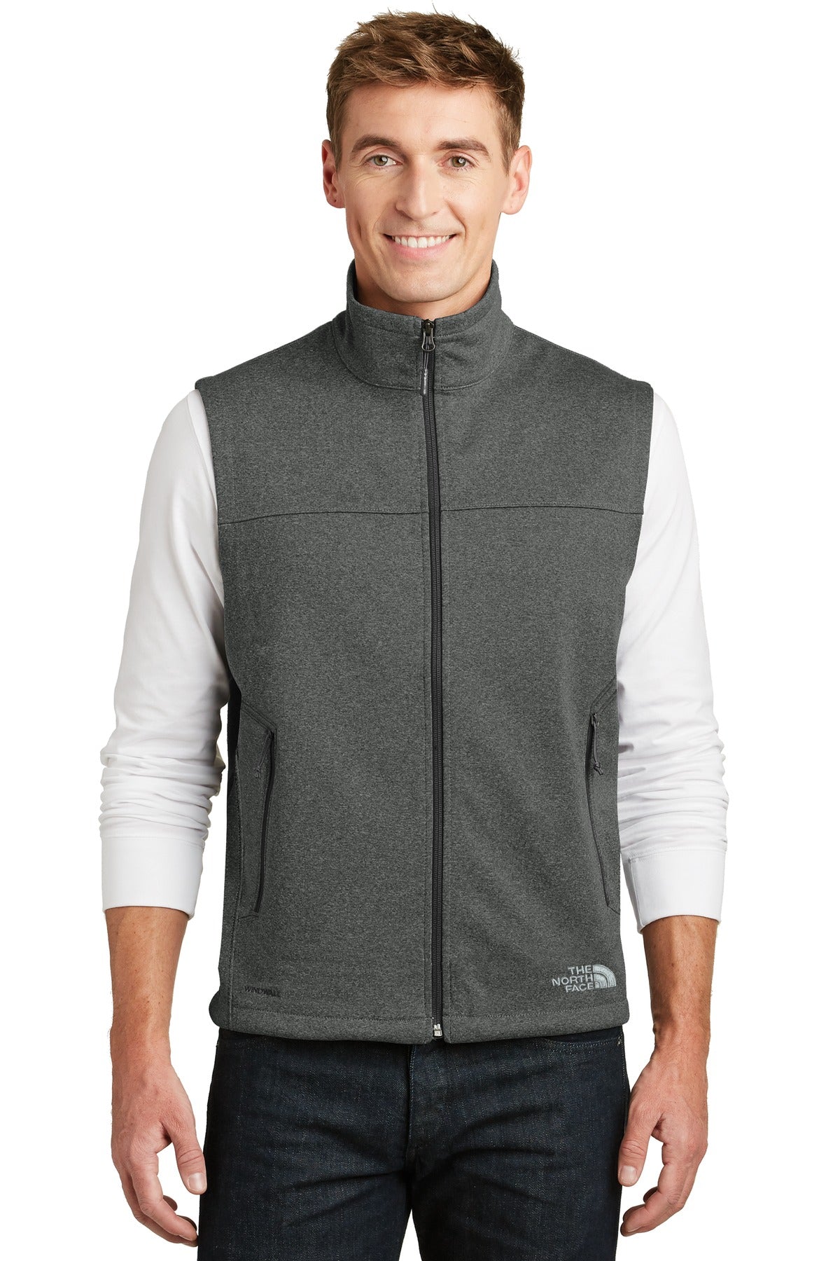 The North Face Ridgewall Soft Shell Vest. NF0A3LGZ - EMBROIDERED