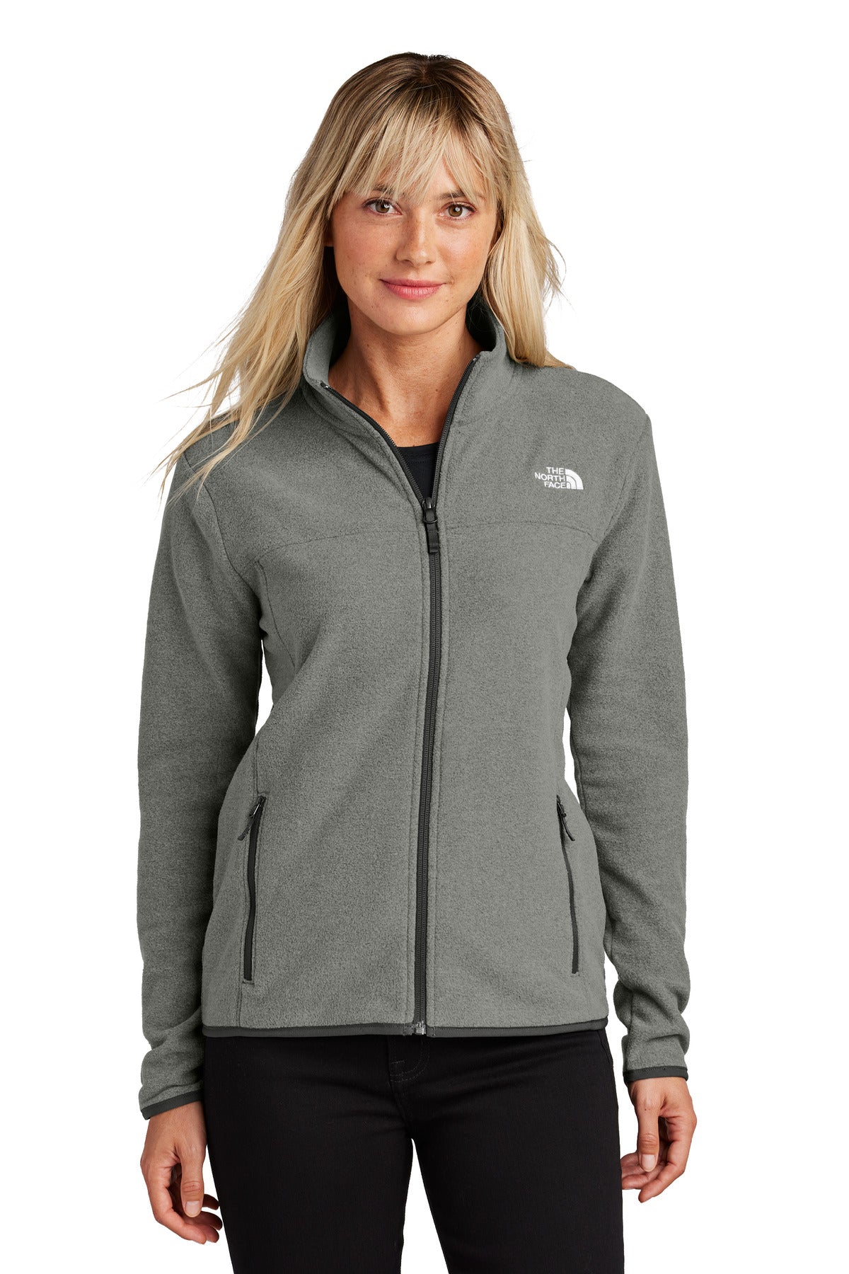 The North Face Women's Glacier Full-Zip Fleece Jacket NF0A7V4K - EMBROIDERED