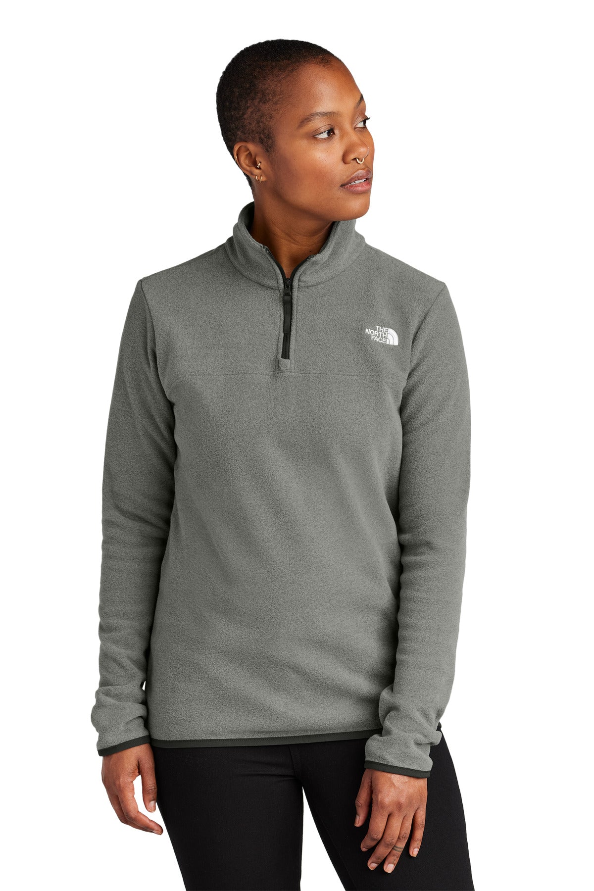 The North Face Women's Glacier 1/4-Zip Fleece NF0A7V4M - EMBROIDERED
