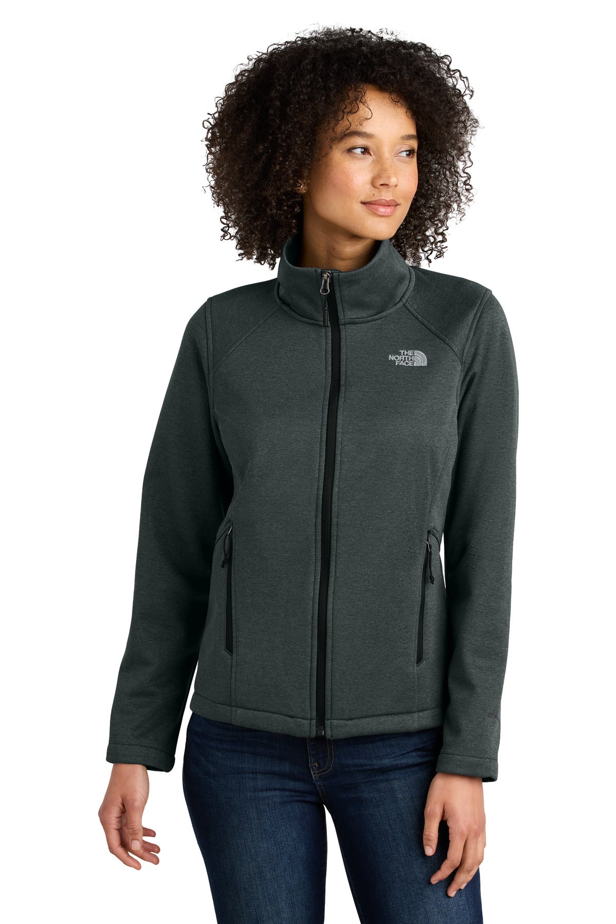 The North Face Women's Chest Logo Ridgewall Soft Shell Jacket NF0A88D4 - EMBROIDERED