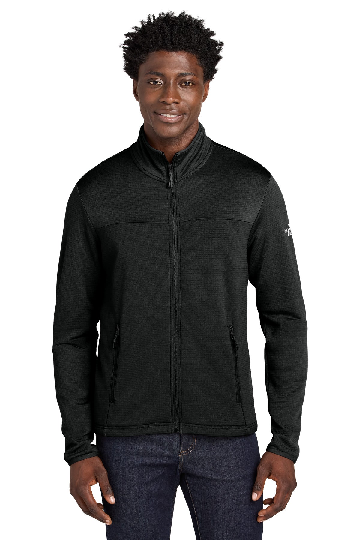 The North Face Aim Full-Zip Fleece Jacket NF0A8ENK - EMBROIDERED