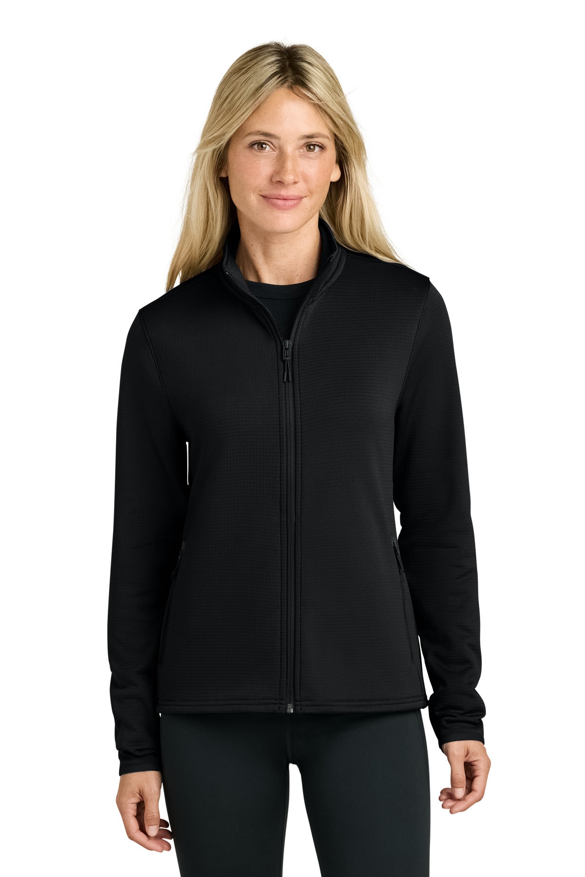 The North Face Women's Aim Full-Zip Fleece Jacket NF0A8FQJ - EMBROIDERED