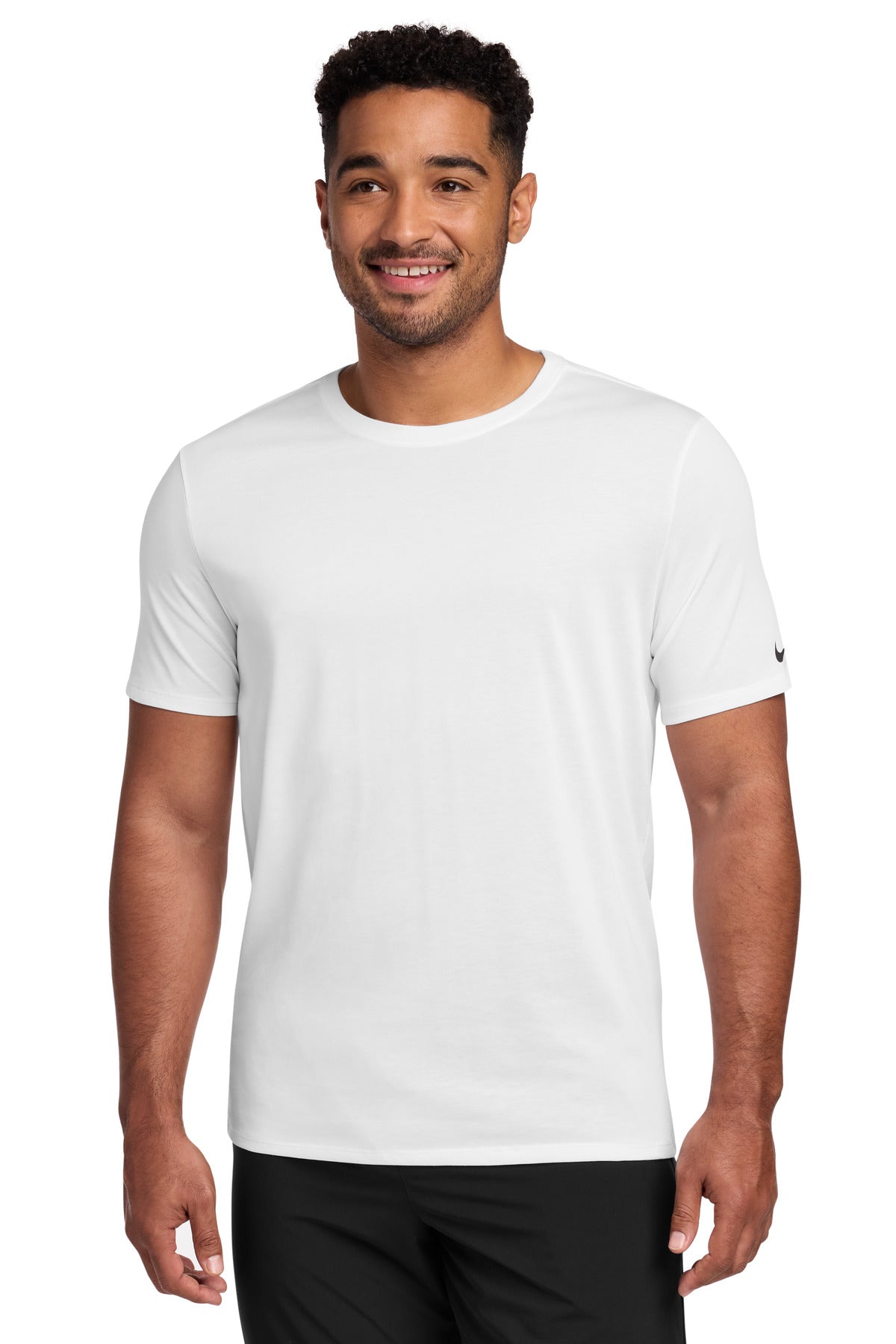 Nike Dri-FIT Cotton/Poly Tee. NKBQ5231 - EMBROIDERED